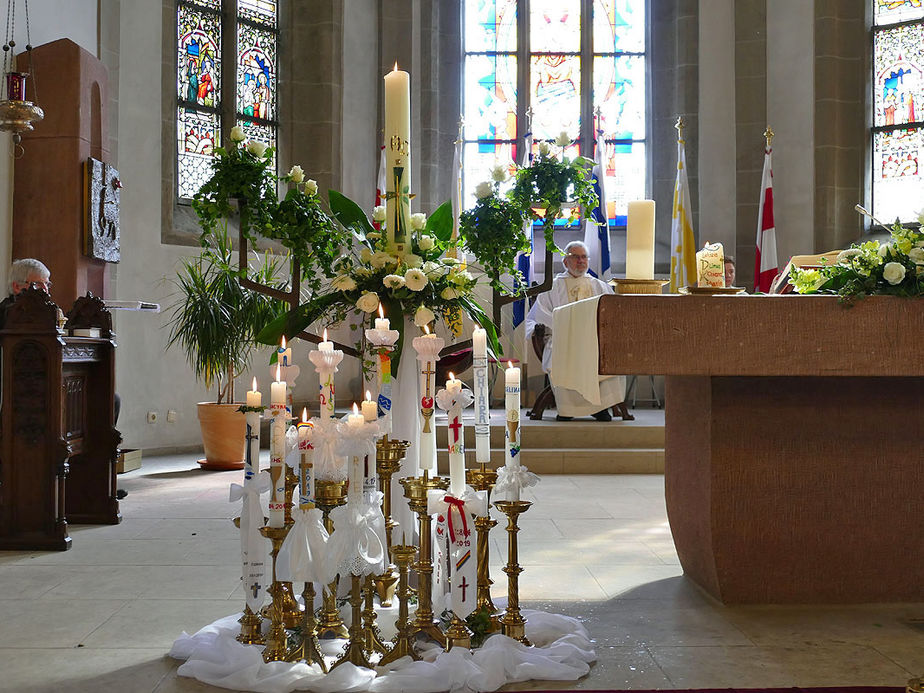 Dankgottesdienst der Kommunionkinder (Foto: Karl-Franz Thiede)